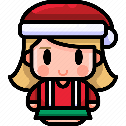 Avatar, boy, christmas, girl, hat, winter, young icon - Download on Iconfinder