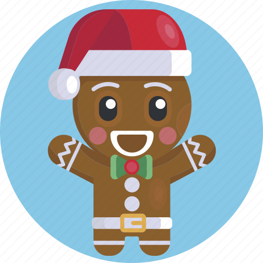 Avatars, christmas, festive, food, funny, gingerman, happy icon - Download  on Iconfinder
