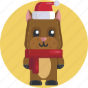 avatars, bear, celebration, christmas, cute, festive