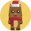 avatars, bear, celebration, christmas, cute, festive 