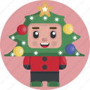 avatars, boy, christmas, decoration, funny, holiday, tree