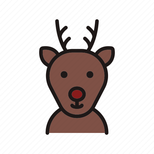 Christmas, deer, holiday, rudolph, santa, winter, xmas icon - Download on Iconfinder