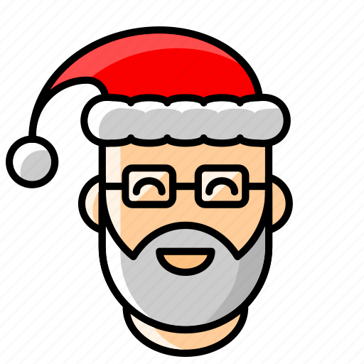 Christmas, avatar, beard, santa claus, santa hat icon - Download on Iconfinder