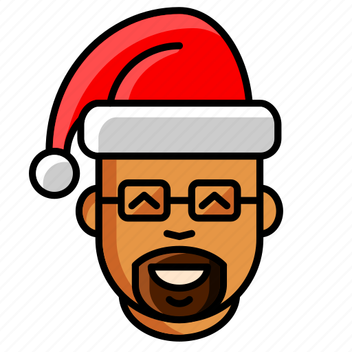 Christmas, avatar, santa, man, goatee, xmas icon - Download on Iconfinder