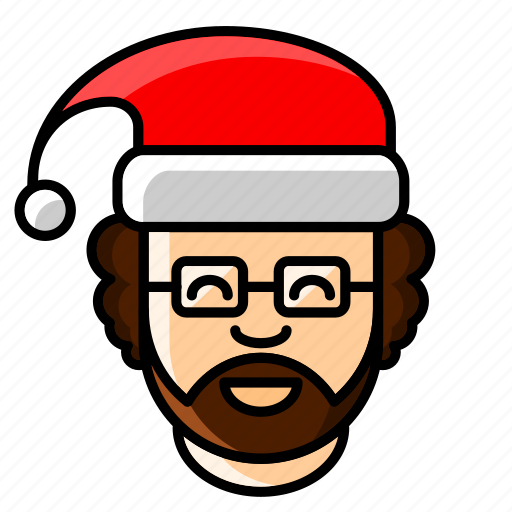 Christmas, avatar, man, beard, santa claus, santa hat icon - Download on Iconfinder