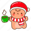 christmas, santa, new year, winter, xmas, gift, decoration, holiday, bear 
