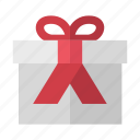 box, gift, present, ribbon