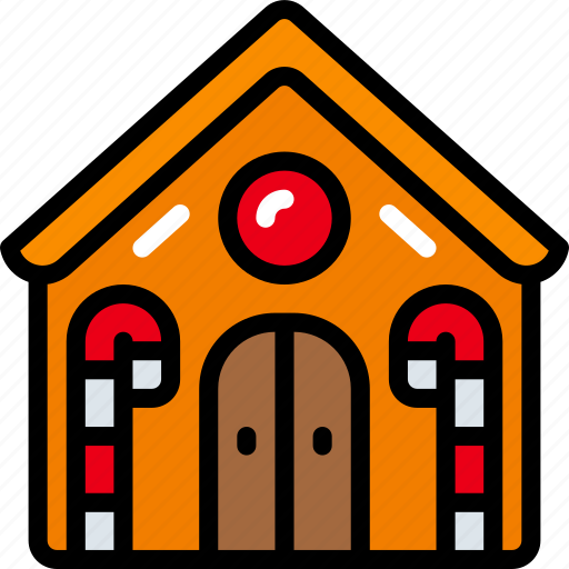 Christmas, december, food, gingerbread, holidays, house icon - Download on Iconfinder