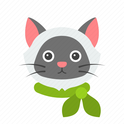 Animal, cat, christmas, pet, scarf, xmas icon - Download on Iconfinder