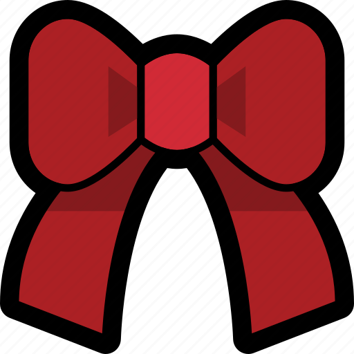 Bow, red, ribbon icon - Download on Iconfinder on Iconfinder