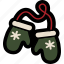 christmas, mittens, winter, winter mittens 