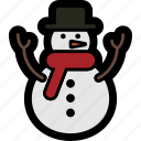 christmas, man, snow, snowman, snow man 