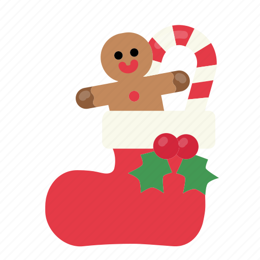 Christmas, gift, sweets, decoration, present, santa stocking, socks icon - Download on Iconfinder