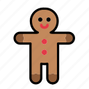 christmas, gingerbread, gingerbread man, decoration, xmas