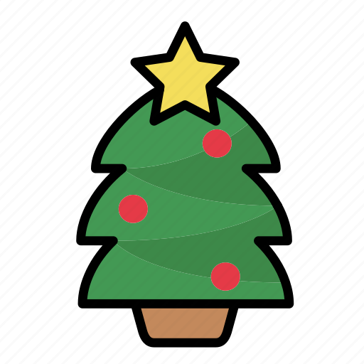 Christmas, december, tree, decoration, holiday, winter, xmas icon - Download on Iconfinder