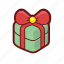 box, christmas, color, gift, present, xmas 