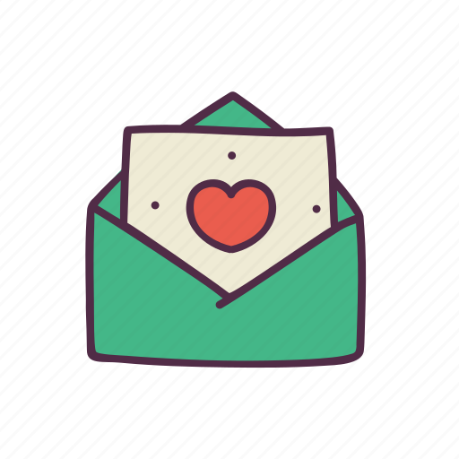 Christmas, decoration, email, happiness, heart, letter, love icon - Download on Iconfinder