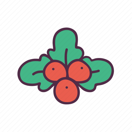 Berries, christmas, decoration, holidays, mistletoe, newyear, ornament icon - Download on Iconfinder