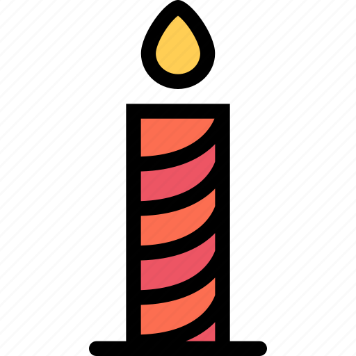 Candle, christmas, holidays, new year, winter icon - Download on Iconfinder