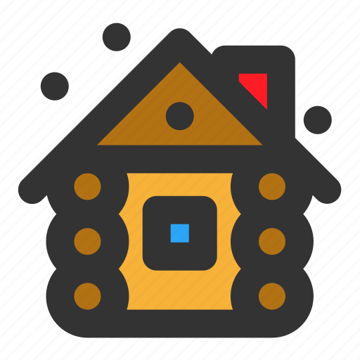 Christmas, building, country, country house, house, snowflake, winter icon - Download on Iconfinder