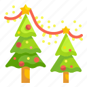 decoration, celebration, festive, christmas, pine, tree, forest