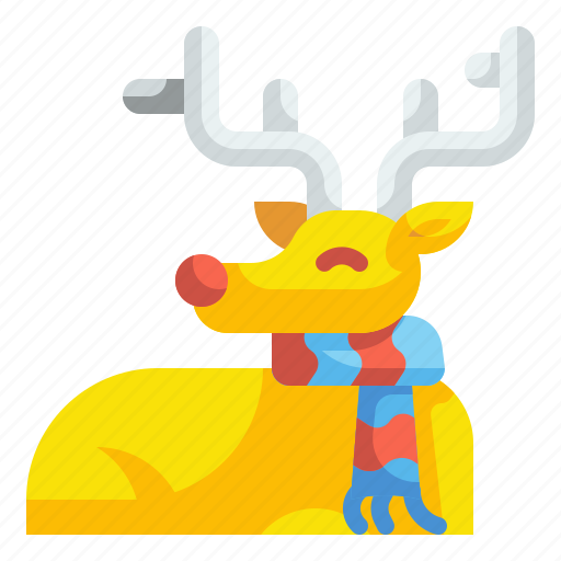 Mammal, reindeer, winter, deer, christmas, animal, festivity icon - Download on Iconfinder
