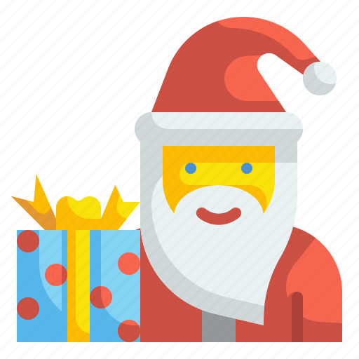 Presents, gifts, xmas, santa, father, christmas, character icon - Download on Iconfinder