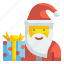 presents, gifts, xmas, santa, father, christmas, character 