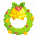 decoration, ornament, celebration, wreath, christmas, adornment, bells