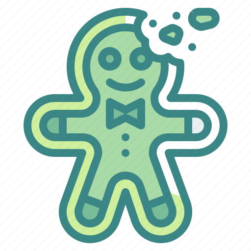 Dessert, cookie, man, food, bakery, christmas, gingerbread icon - Download on Iconfinder