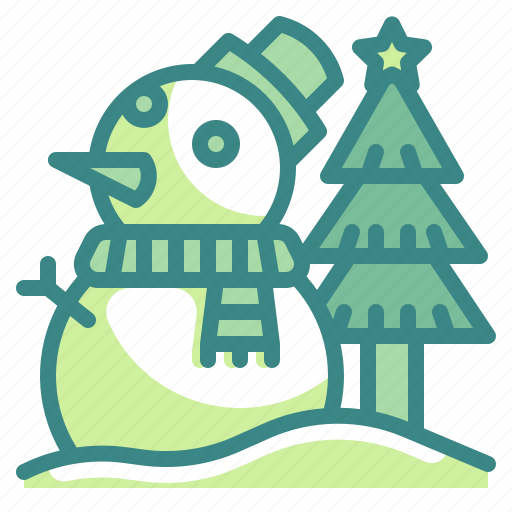 Ornament, winter, celebration, festive, christmas, snowman, pine icon - Download on Iconfinder