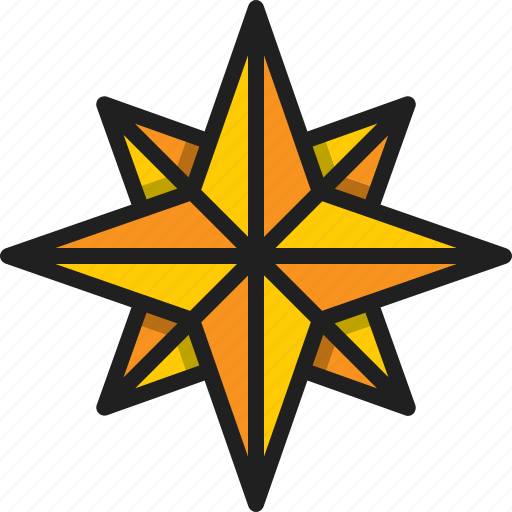 Star, decoration, ornament, xmas, christmas, shiny icon - Download on Iconfinder