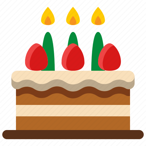 Cake, food, sweet, dessert, christmas, birthday, party icon - Download on Iconfinder