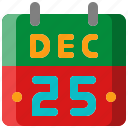 calendar, merry, christmas, xmas, holiday, celebration, day