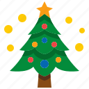 christmas, tree, wood, forest, yule, xmas, decoration