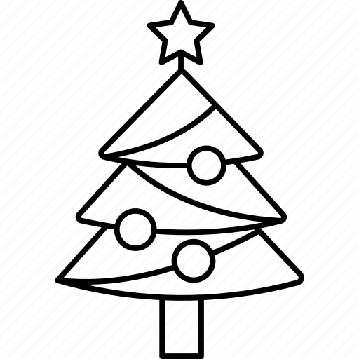 Christmas tree, christmas, tree, decoration, xmas, celebration, winter icon - Download on Iconfinder