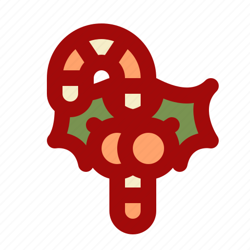 Candy cane, christmas, sweets, decoration icon - Download on Iconfinder