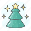 santa, xmas, celebration, tree, holiday, christmas, decoration 