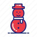 snowman, winter, joy, christmas, decoration, snow