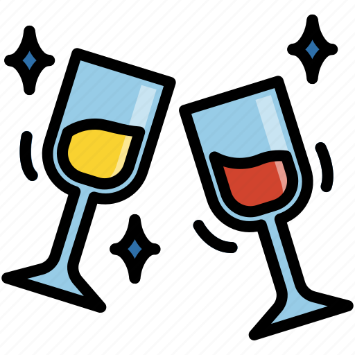 Celebration, champagne, cheers, christmas, new year, party, xmas icon - Download on Iconfinder
