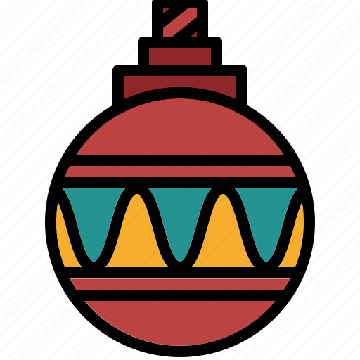 Ball, celebration, christmas, decorations, ornament, trimming, xmas icon - Download on Iconfinder