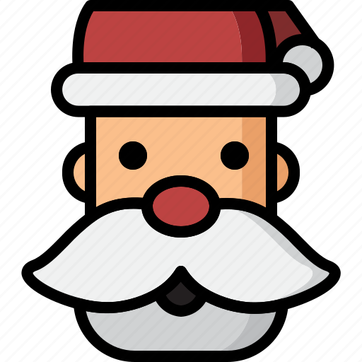 Celebration, christmas, claus, hat, head, santa, xmas icon - Download on Iconfinder