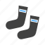 christmas stocking, clothe, foot, sock, socks, winter 