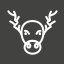decoration, home decoration, horns, moose, portrait, xmas, christmas decoration 