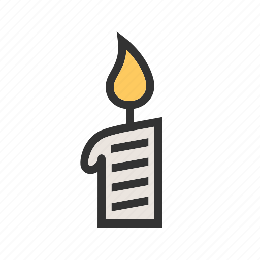 Candle, candle light, celebration, decoration, flame, light, party icon - Download on Iconfinder