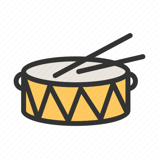 Celebration, concert, drum, drums, instrument, music, sticks icon - Download on Iconfinder