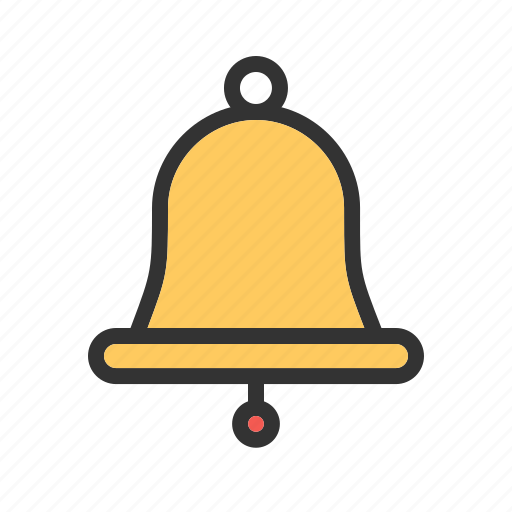 Alert, attention, bell, christmas bell, jingle bell, notify, ring icon - Download on Iconfinder