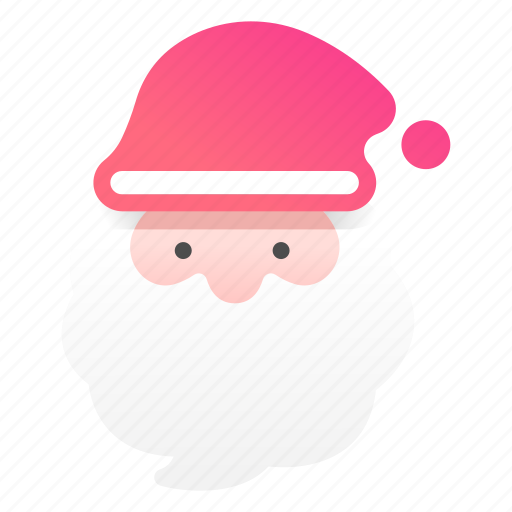 Santa hat, face, avatar, santa, christmas, beard, santa claus icon - Download on Iconfinder