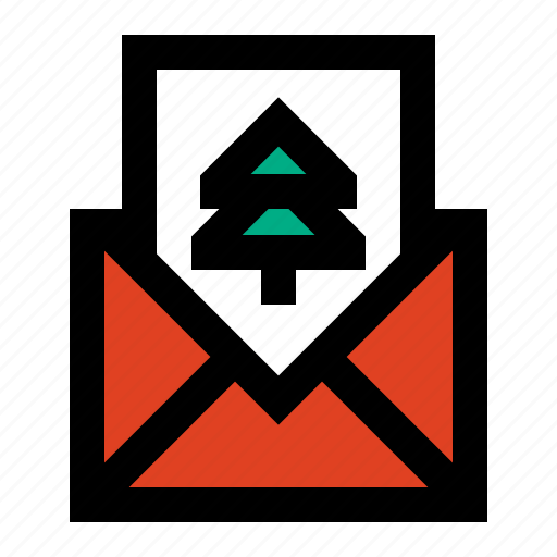 Card, christmas, message, pine, xmas icon - Download on Iconfinder