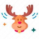 deer, elk, rudolph, reindeer, christmas, winter, xmas